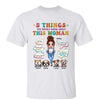 Coloful 5 Things About Dog Mom Personalized Shirt