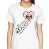 Road To My Heart Peeking Dogs Personalized Shirt