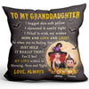 Halloween To My Granddaughter Grandson Personalized Pillow (Insert Included)