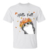 Cute Peeking Cat Fall Season Gift For Cat Lover Personalized Shirt