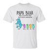 Papa Grandpa Bear And Kids Personalized Shirt