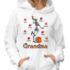 Grandma Skeleton Halloween Personalized Shirt