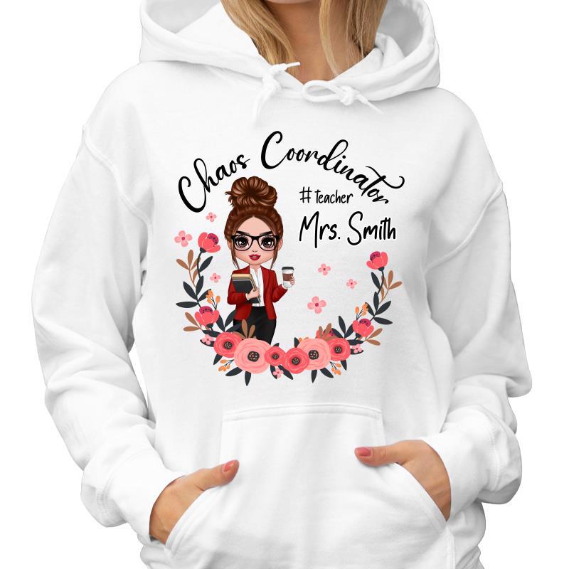 Doll Teacher Chaos Coordinator Personalized Shirt