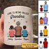 Love Is Being Called Grandma Back View Personalized Mug