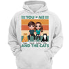 You Me And The Cats Retro Frame Personalized Shirt