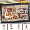 Halloween Dogs Front Door Personalized Doormat