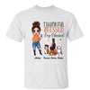 Thankful Blessed Dog Obsessed Fall Season Personalized Shirt