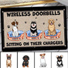 Wireless Doorbell Funny Dogs Personalized Doormat