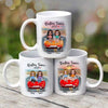 On The Road Doll Besties Sitting On Car Personalized Mug