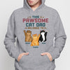 This Pawsome Cat Dad Belongs To Fluffy Cats Personalized Shirt