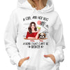 A Pretty Cocktail Girl And Her Dog A Bond That Can‘t Be Broken Personalized Shirt
