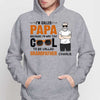 Too Cool To Be Called Grandfather Gift For Grandpa Personalized Hoodie Sweatshirt