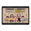 Doll Grandparents Grandma Grandpa Reasons To Bee Happy Personalized Doormat