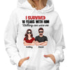 Wife Survived Years With Husband Couple Funny Gift Personalized Shirt