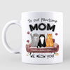 Cats Meow Pawsome Cat Mom Personalized Mug