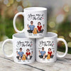 Couple Sitting You Me And The Cats Personalized Mug