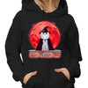 Halloween Cats On Roof Red Moon Personalized Shirt