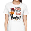 Have Plans With Walking Dog Sassy Girl Personalized Shirt