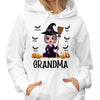 Doll Grandma With Grandkids Names Halloween Personalized Shirt