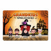 Halloween Witch Grandma Grandkids Spoiled Here Personalized Doormat