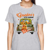 Green Truck Back View Fall Season Personalized Shirt