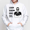 The Legend Black And White Man Personalized Hoodie Sweatshirt