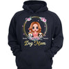 Doll Dog Mom Floral Personalized Hoodie Sweatshirt