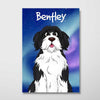 Cute Dog Gift For Dog Lover Personalized Vertical Poster