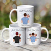 Dad Carrying Kids On Shoulder Gift Personalized Mug