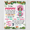 Happy 1st Mother‘s Day Doll Dinosaurs Personalized Fleece Blanket