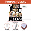 We Love You Mom Personalized Photo Light Box