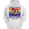 LGBT Couple Doll Together Since Rainbow Personalized Shirt