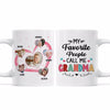 My Favorite People Call Me Grandma Mom Photo Personalized Mug