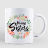 Flower Wreath Pretty Women Best Friends Besties Sisters Personalized Mug