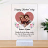 Mother And Daughter Custom Photo Gift From The Heart Personalized Acrylic Plaque