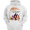 Fall Season Halloween Doll Witch With Dogs Personalized Shirt