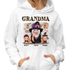 Halloween Grandma And Kids Front Porch Personalized Shirt