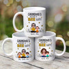 Reason To Bee Happy Doll Grandma And Grandkids Sitting Personalized Mug