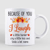 To My Bestie Doll Girls Sitting On Pumpkin Fall Season Best Friends Personalized Mug