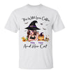 This Witch Loves Coffee And Her Cats Personalized Shirt