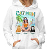 Pretty Woman Cat Mom Summer Beach Personalized Shirt