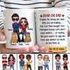 My Cat Mom Say She Loves You Gift For Cat Dad Doll Style Personalized Mug