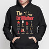 The Grillfather Grilling Dad Personalized Hoodie Sweatshirt