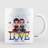 LBGT Couple On Text Personalized Mug