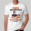 Grandpa Grandkids Best Friends For Life Personalized Shirt