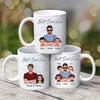 Real Man And Kids Best Dad Ever Father‘s Day Gift Personalized Mug