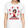 Grandma Sweethearts Gift For Grandma Personalized Shirt