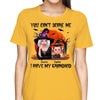Grandma Witch You Can‘t Scare Me I Have Grandkids Halloween Personalized Shirt