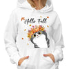 Cute Peeking Cat Fall Season Gift For Cat Lover Personalized Shirt