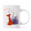 Fall Season Red Fox Autumn Gift For Coffee Love Mug